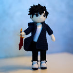 Solo Leveling Amigurumi: Sung Jin-Woo Crochet Pattern