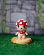 Cute Mushroom Crochet Pattern – Amigurumi Keychain