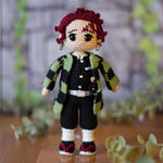 Tanjiro Kamado Crochet Pattern – Demon Slayer Amigurumi Doll