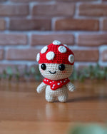 Cute Mushroom Crochet Pattern – Amigurumi Keychain