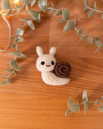 Crochet Snail Keychain Pattern