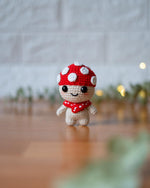 Cute Mushroom Crochet Pattern – Amigurumi Keychain