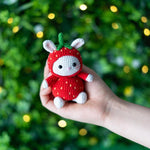 Strawberry Bunny Crochet Pattern – Amigurumi Doll