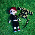 Tanjiro Kamado Crochet Pattern – Demon Slayer Amigurumi Doll