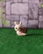 Crochet Snail Keychain Pattern