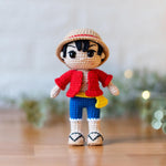 Luffy Crochet Pattern – One Piece Amigurumi Doll