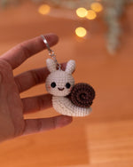 Crochet Snail Keychain Pattern
