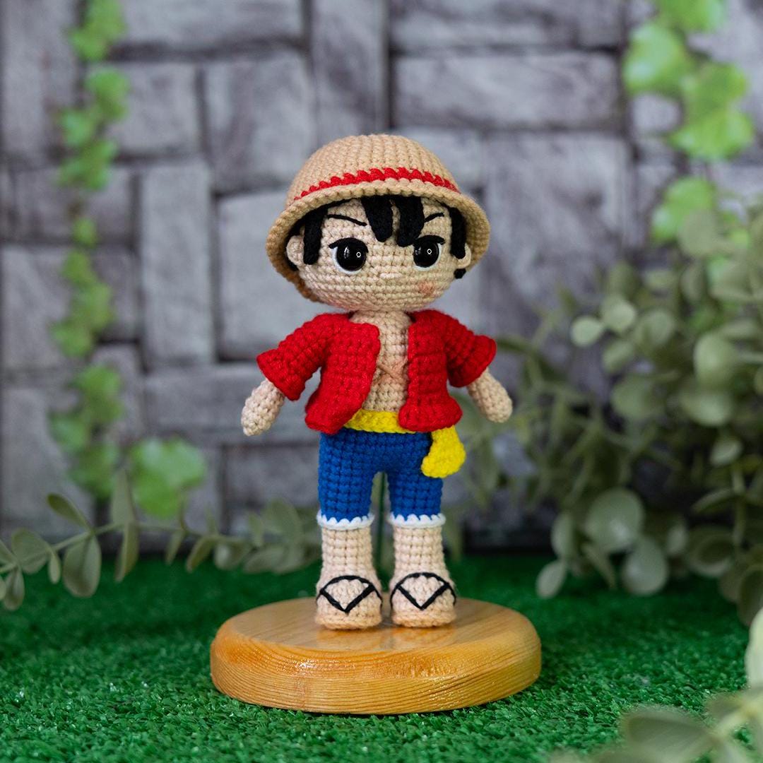 Luffy Crochet Pattern – One Piece Amigurumi Doll