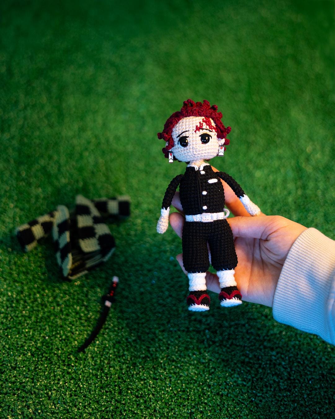 Tanjiro Kamado Crochet Pattern – Demon Slayer Amigurumi Doll