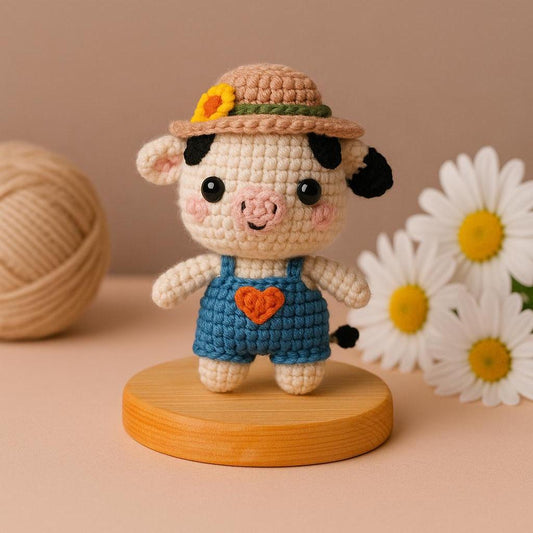 Cute Cow Crochet Pattern – Amigurumi Doll