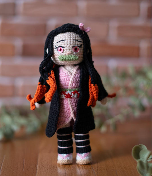 Nezuko Crochet Pattern – Demon Slayer Amigurumi