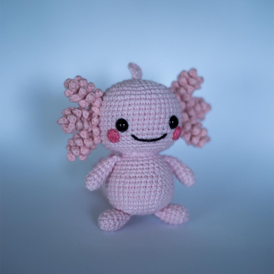 Cute Axolotl Crochet Pattern – Amigurumi Doll