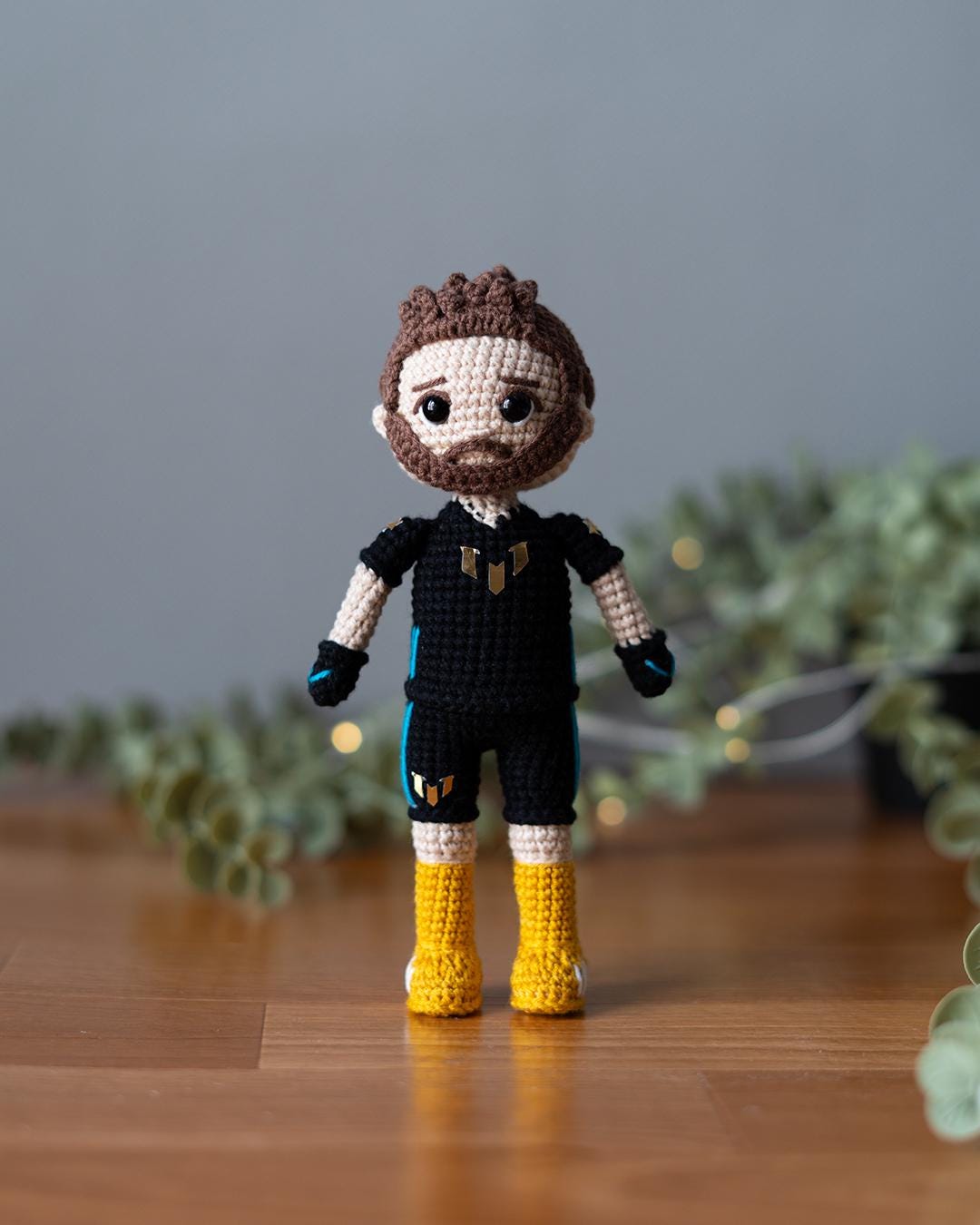 Lionel Messi Crochet Pattern – Fortnite Style Amigurumi Doll
