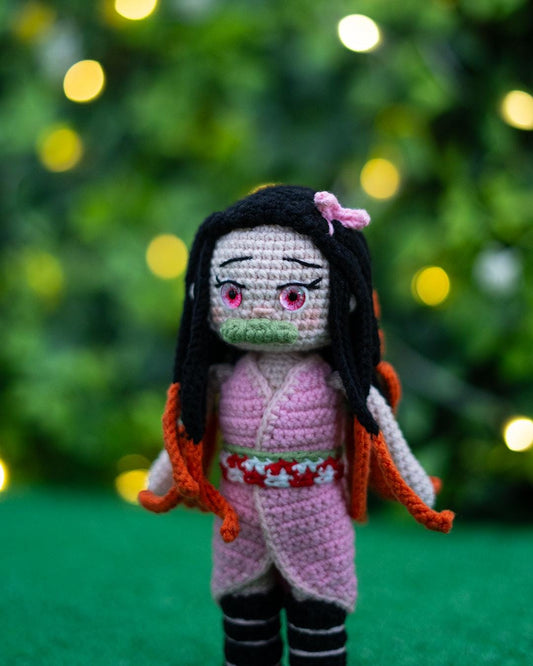 Nezuko Crochet Pattern – Demon Slayer Amigurumi
