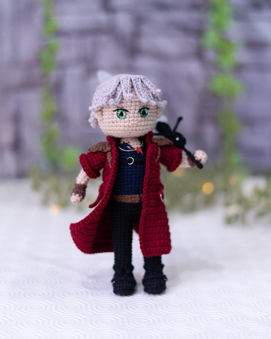 Dante Crochet Pattern – Devil May Cry Amigurumi Doll