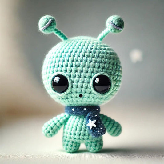 Cute Alien Crochet Pattern – Amigurumi Doll