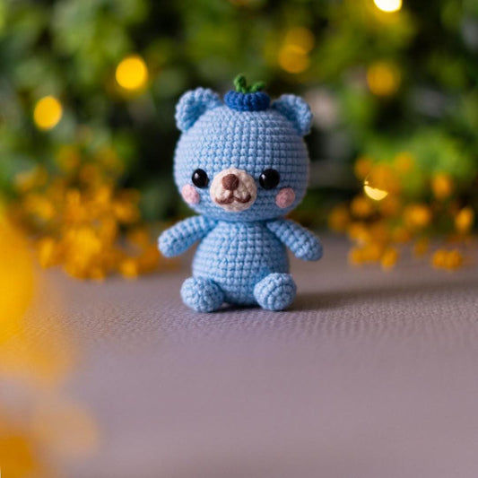 Blueberry Bear Crochet Pattern – Amigurumi Doll